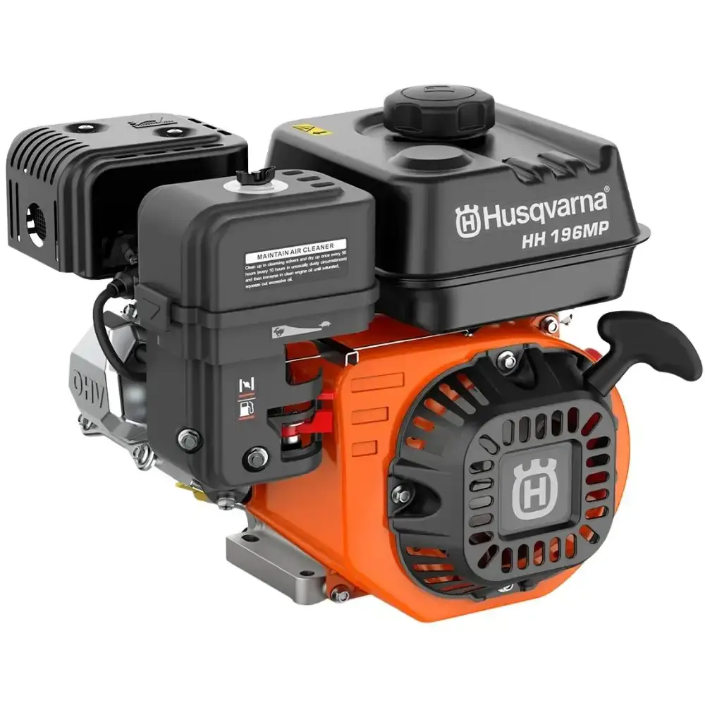 Motor estacionário 6,5 HP 4T 196MP partida manual HH-196MP Husqvarna — fotografia de referência