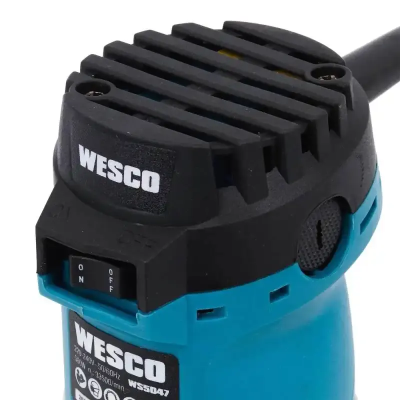 Tupia laminadora 6 MM 500W com 2 pinças WS5047 Wesco 110 V — fotografia 7