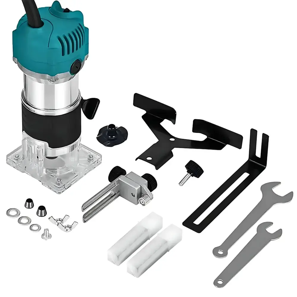 Tupia laminado 650W 33000 RPM com jogo de fresa PTU01 Philco — fotografia de referência