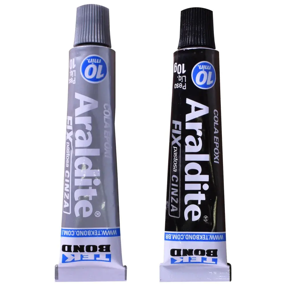 Adesivo Araldite fix cinza 20G tekbond — fotografia 2