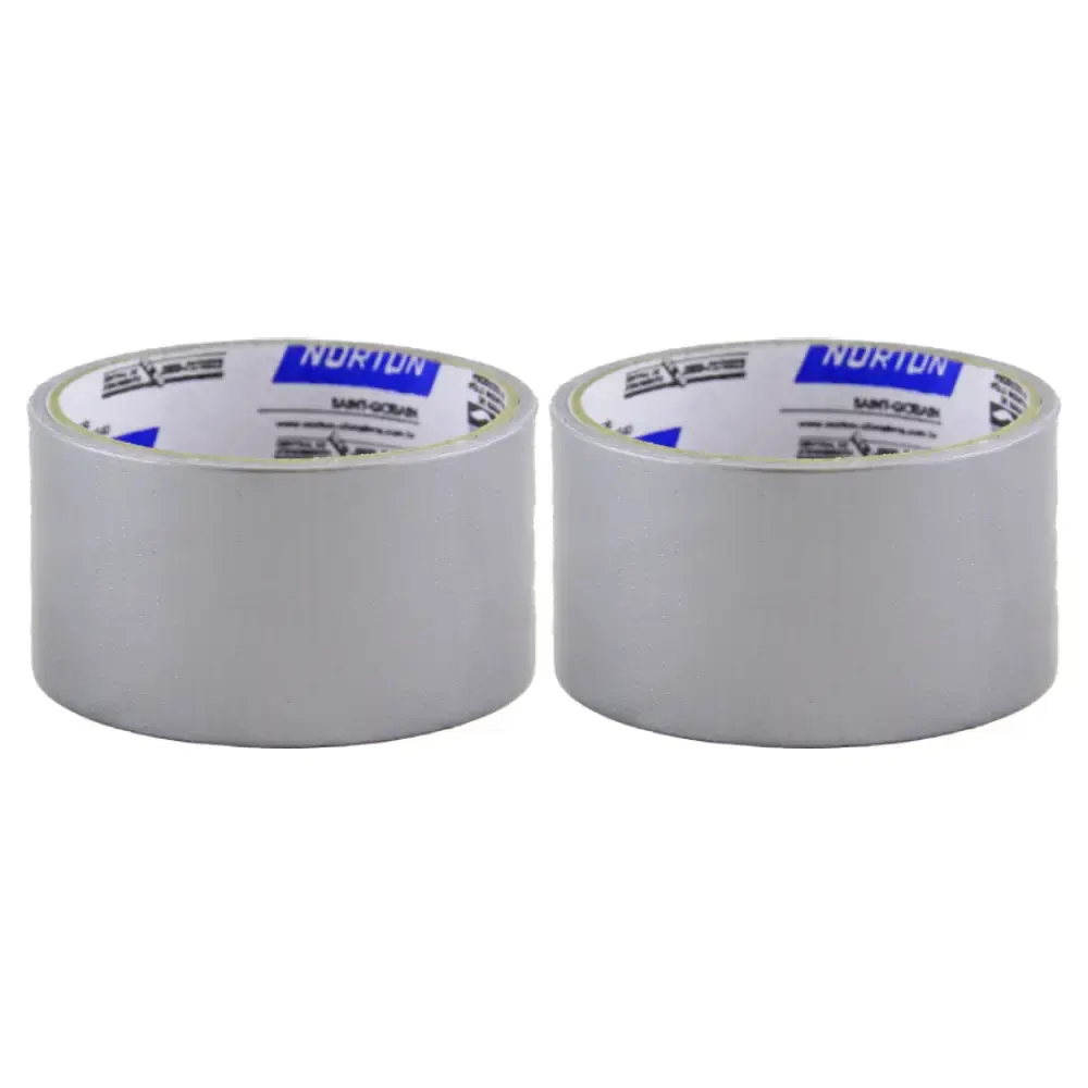 Fita Silver Tape 48 mm x 10 m com 2 Unidades NORTON — fotografia de referência