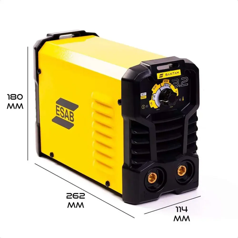 Máquina de solda inversora bantam 3,2 160A bivolt da Esab — fotografia 2