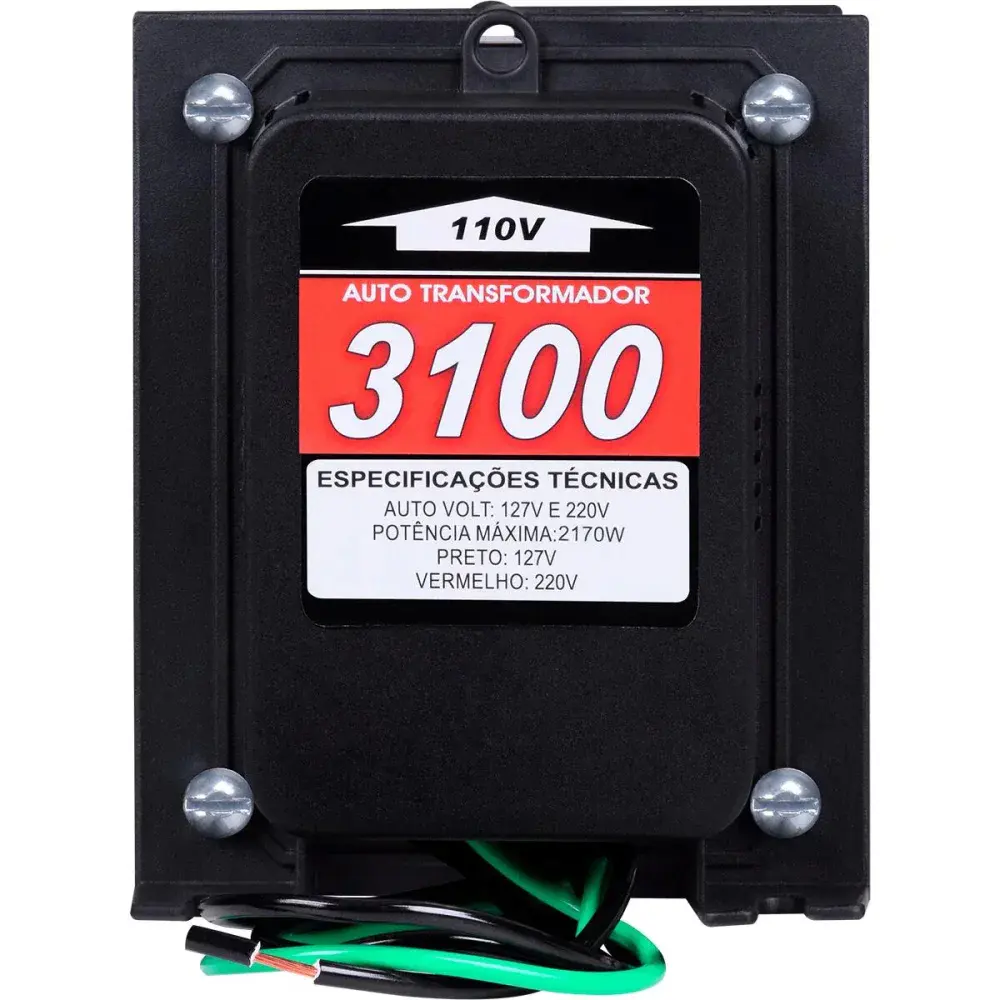 Autotransformador tripolar 3.100VA 2170W bivolt Kitec — fotografia 8