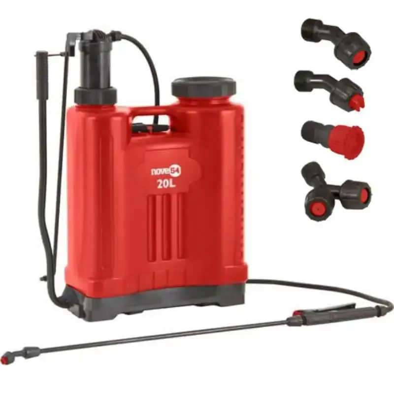 Pulverizador costal agrícola 20 litros com kit de bicos Nove54