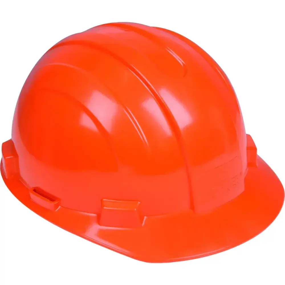 Capacete de proteção industrial laranja max Worker — fotografia 6