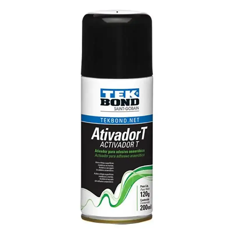 Ativador t spray para adesivo anaeróbico 200 ML Tekbond — fotografia de referência