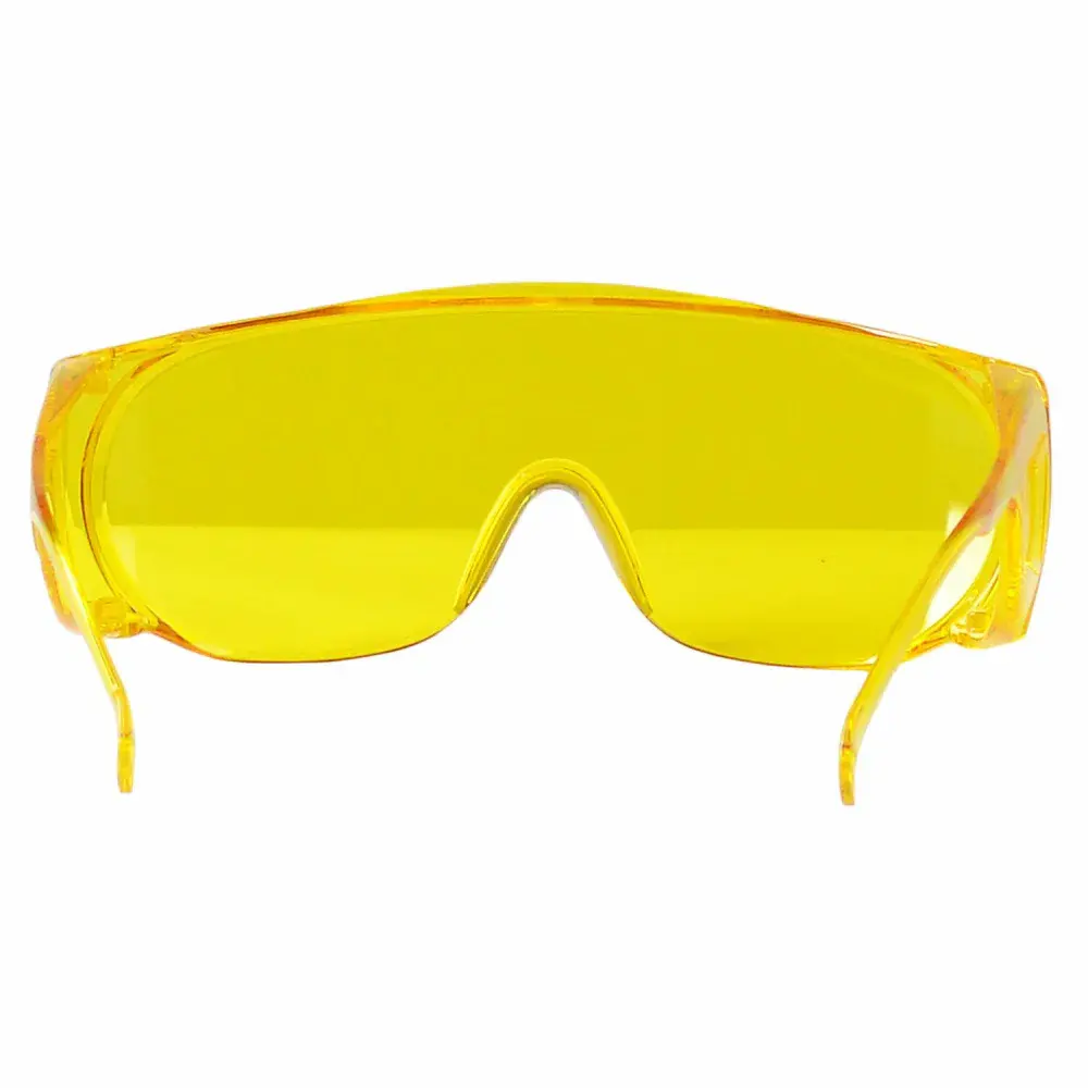 Óculos de segurança amarelo ambar provision Carbografite — fotografia 4
