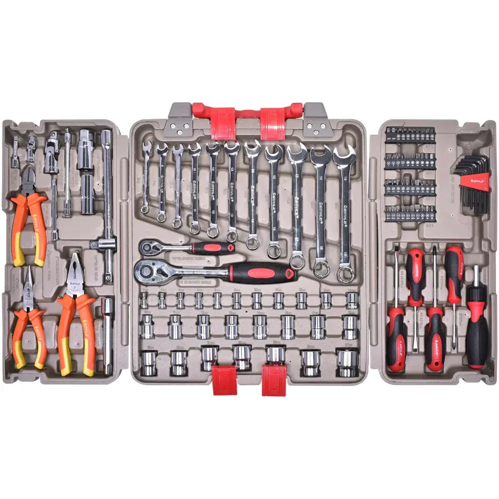Kit de ferramentas profissionais com 110 peç Mayle