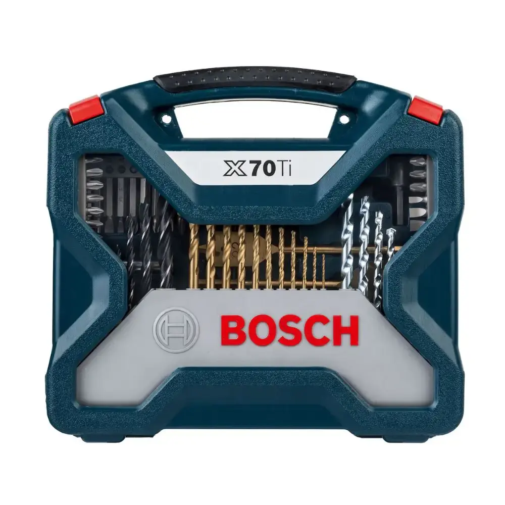 Jogo de Pontas e Brocas em Titânio X-Line 70 unid BOSCH — fotografia 3