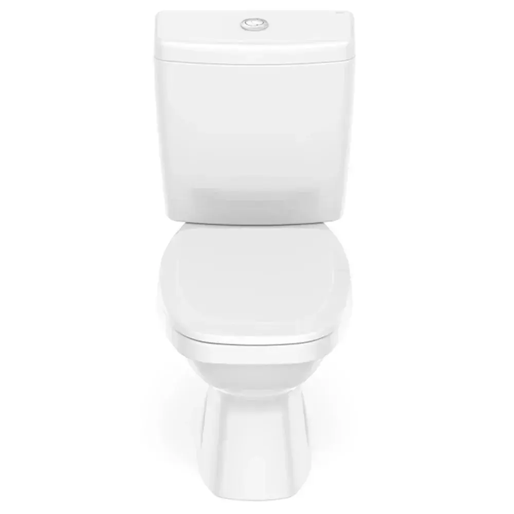 Kit completo art 3/6L branco bacia e caixa acoplada com assento anatomico Incepa — fotografia 7