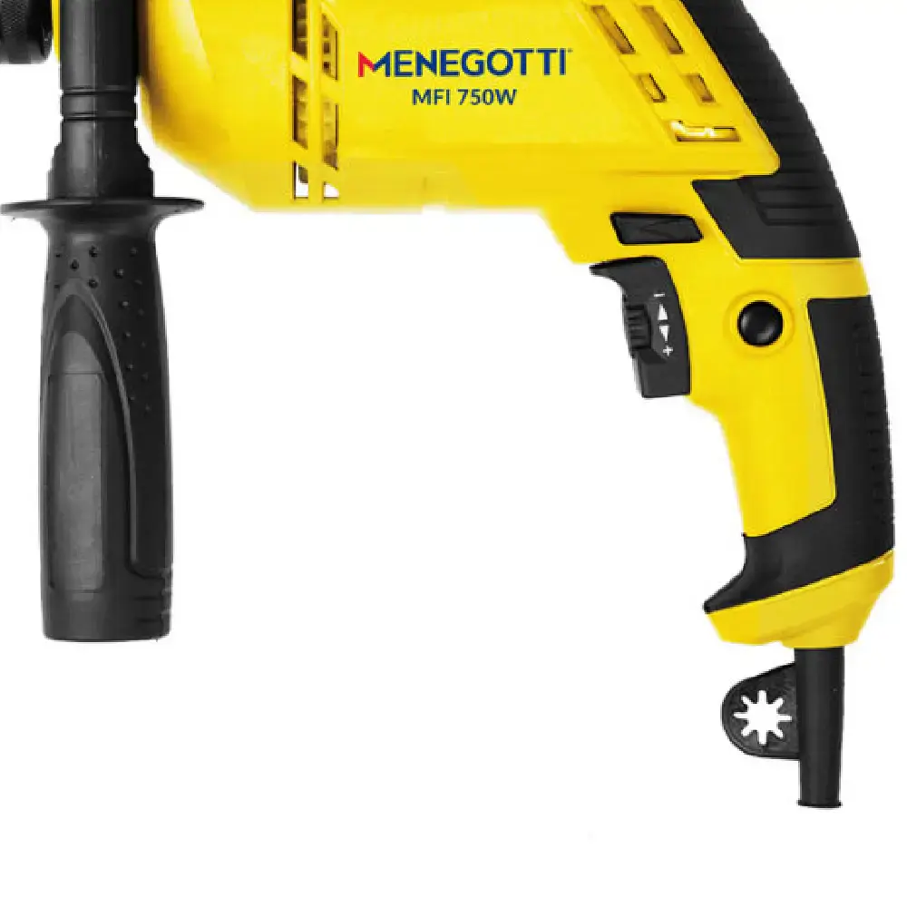 Furadeira de impacto 1/2 POL 750W MFI750W Menegotti 220 V — fotografia 5