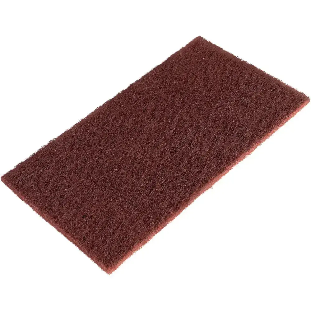 Manta abrasiva de fibra limpeza de ferrugem 130X240MM marrom Norton — fotografia 5
