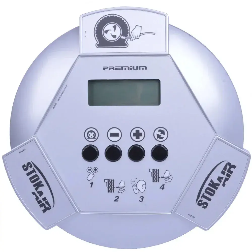 Calibrador de pneus premium 10M bivolt da stok air — fotografia 5