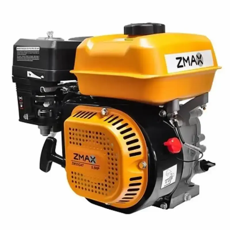 Motor gasolina 5.5 HP 4 tempos partida manual ZM55G4T Zmax — fotografia de referência