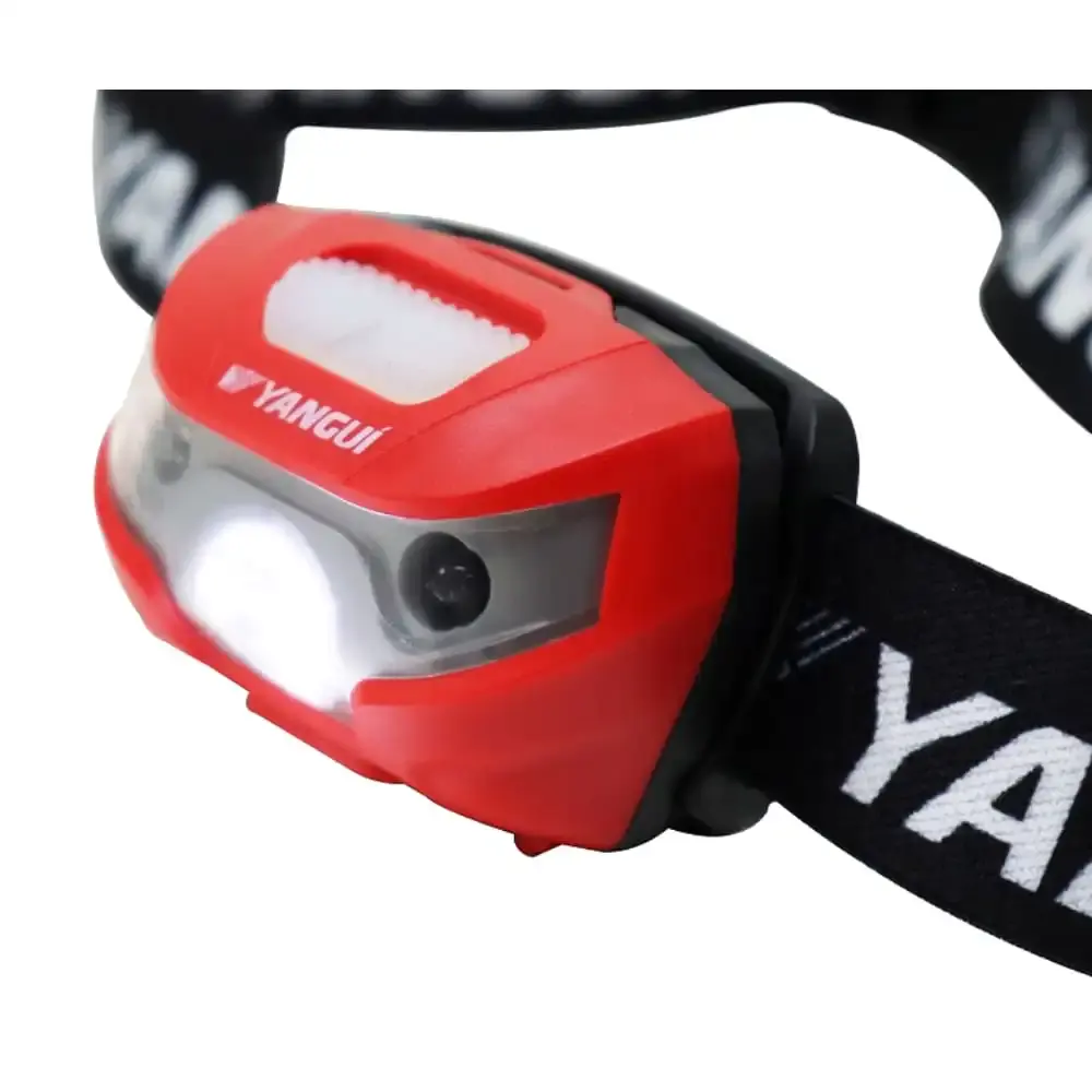 Lanterna de cabeça recarregável de led sensorial YGU050 yanguí — fotografia de referência
