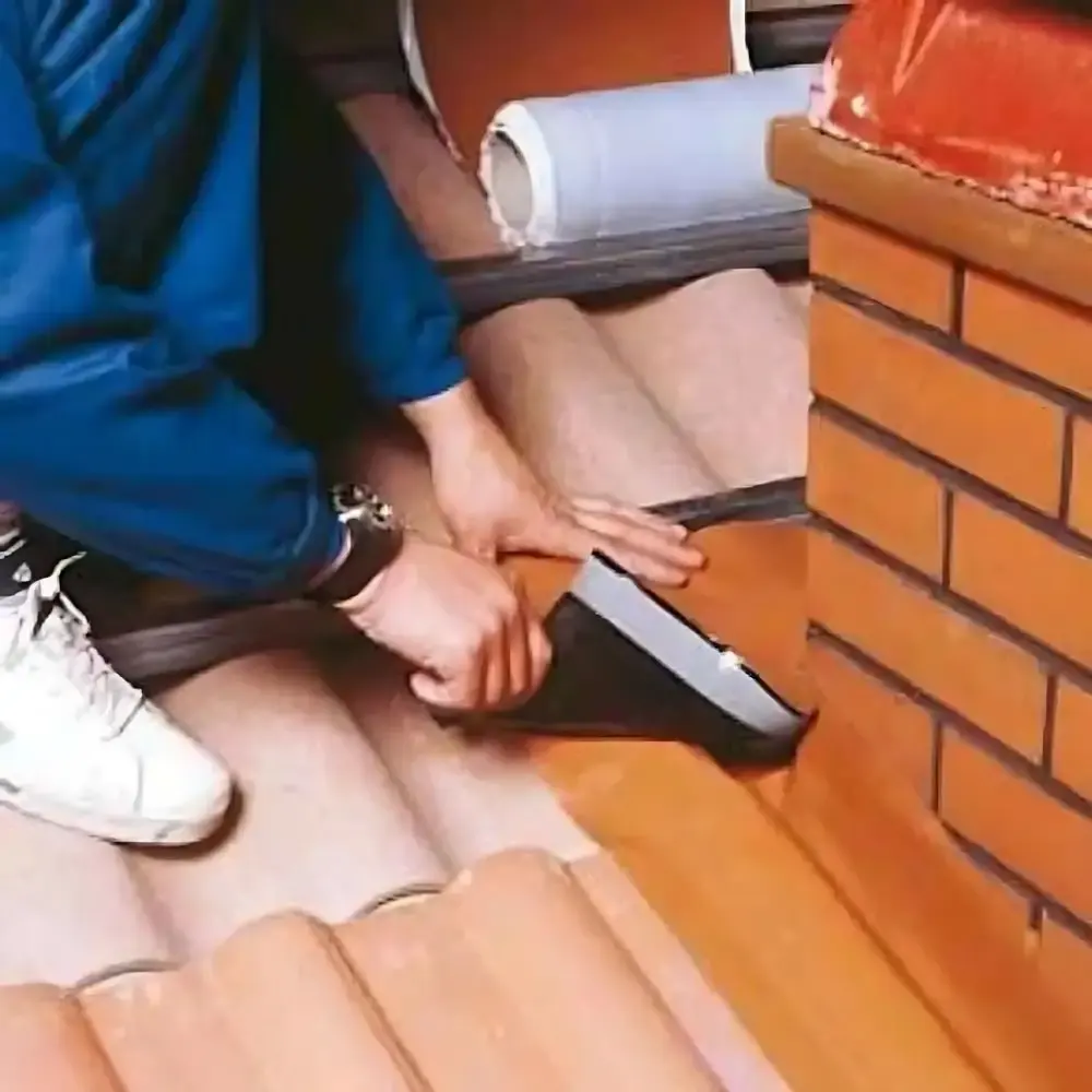 Fita Multiuso Autoadesiva Asfáltica 10cm x 10M Terracota Vedatudo DRYKO — fotografia 5