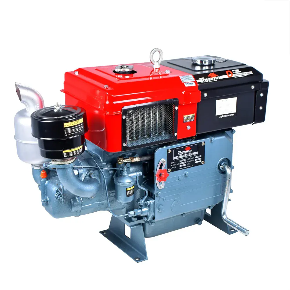 Motor a diesel refrigerado a água 16,5HP TDW18DR2 Toyama