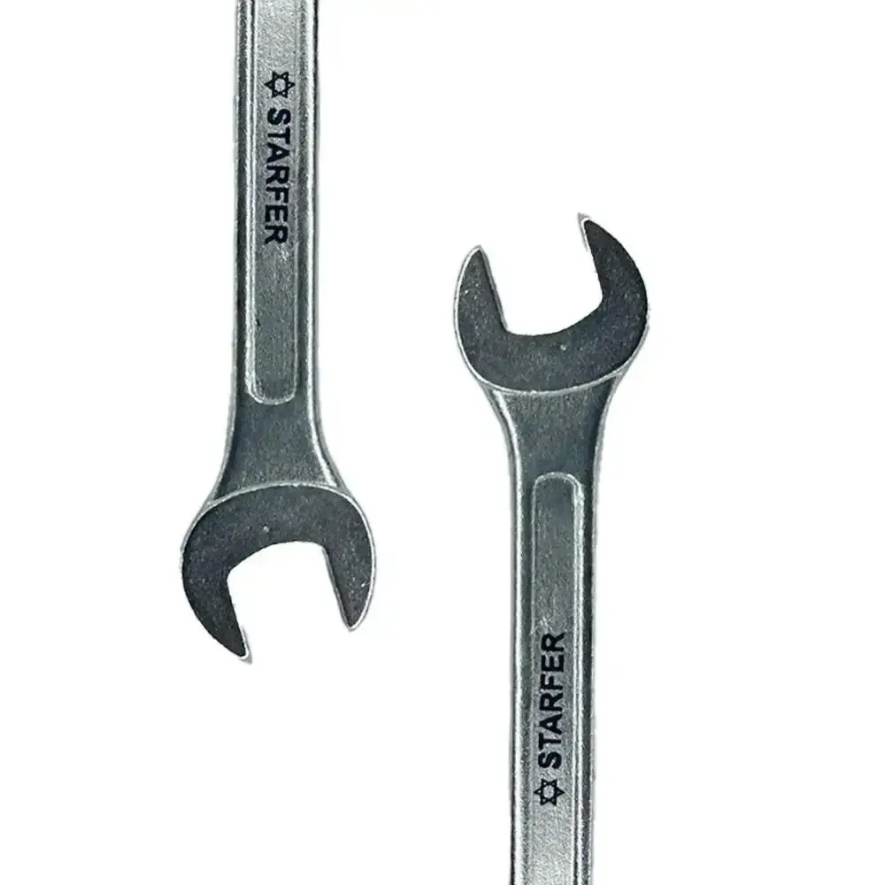 Chave fixa 1,2X1,3CM aço cromado Starfer — fotografia 3