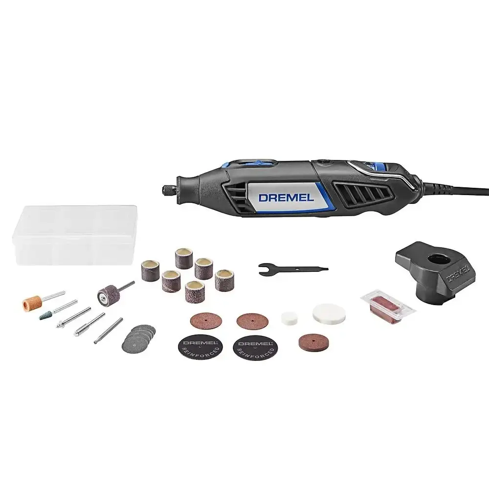 Micro retífica 4000 1 acoplamento com 25 acessórios 220V Dremel — fotografia de referência