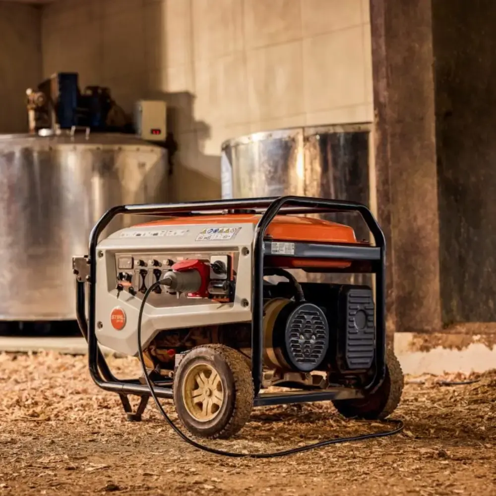 Gerador a gasolina 10 KVA 220V e 9,13 KVA 127V 4 tempos GR 80 Stihl — fotografia 7
