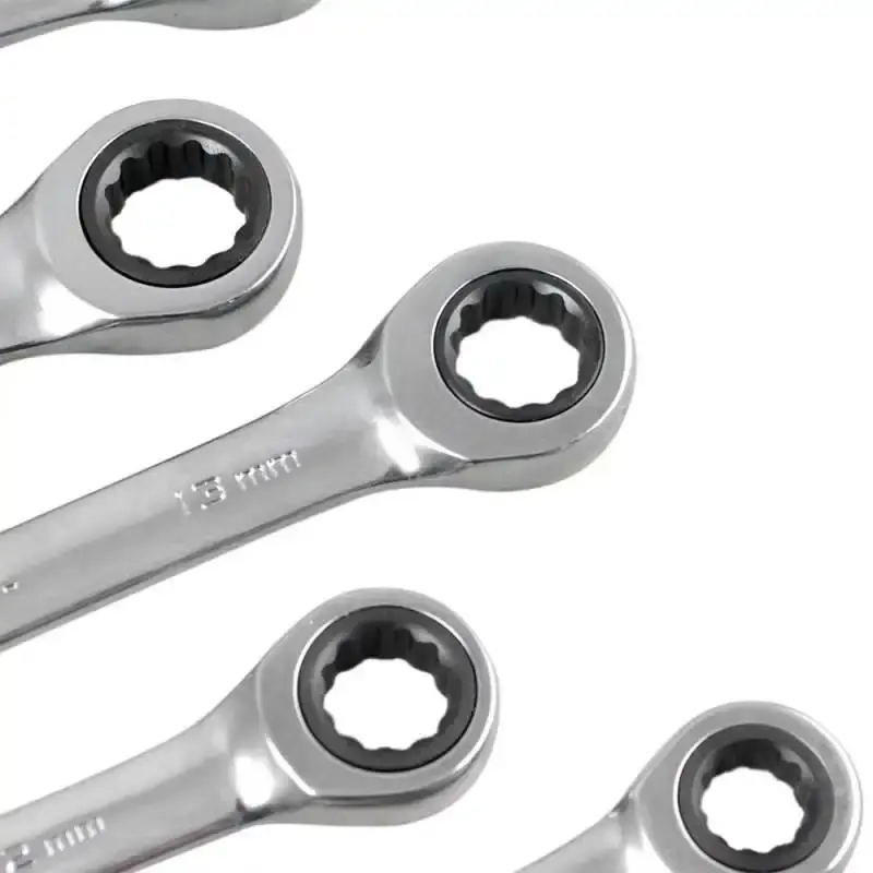 Jogo de chave combinada catraca speedy 8 à 19 MM kit com 8 peças ST08007ASJ Sata — fotografia 3