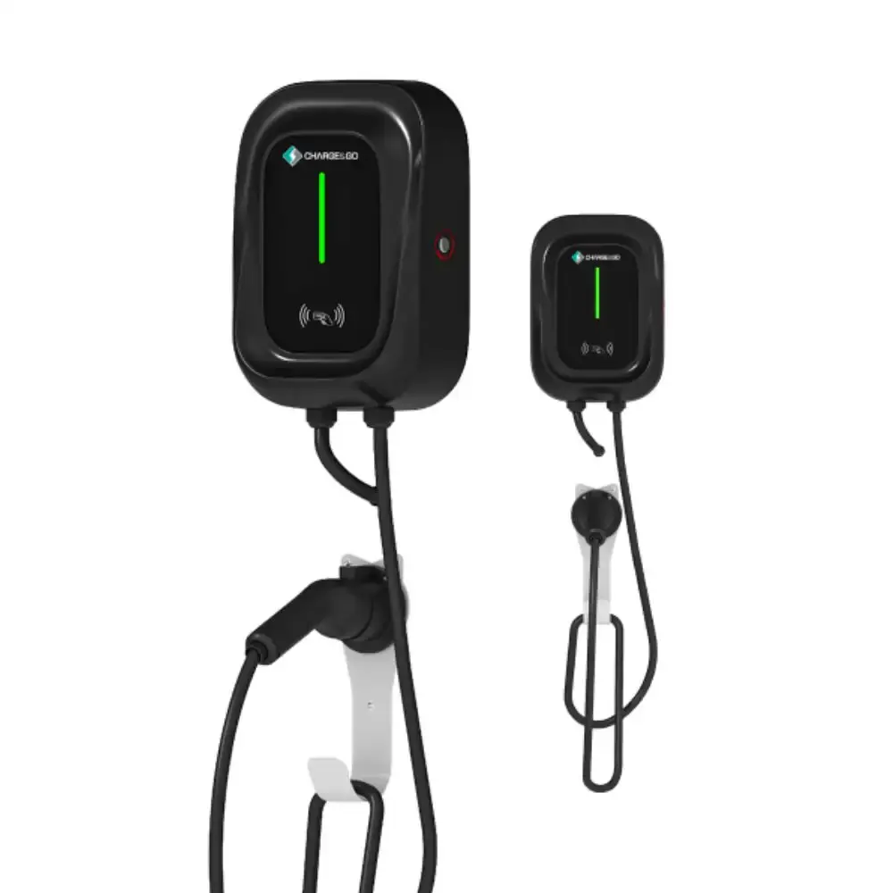Carregador veicular elétrico AC wallbox chargego actus 7KW e 21KW — fotografia de referência