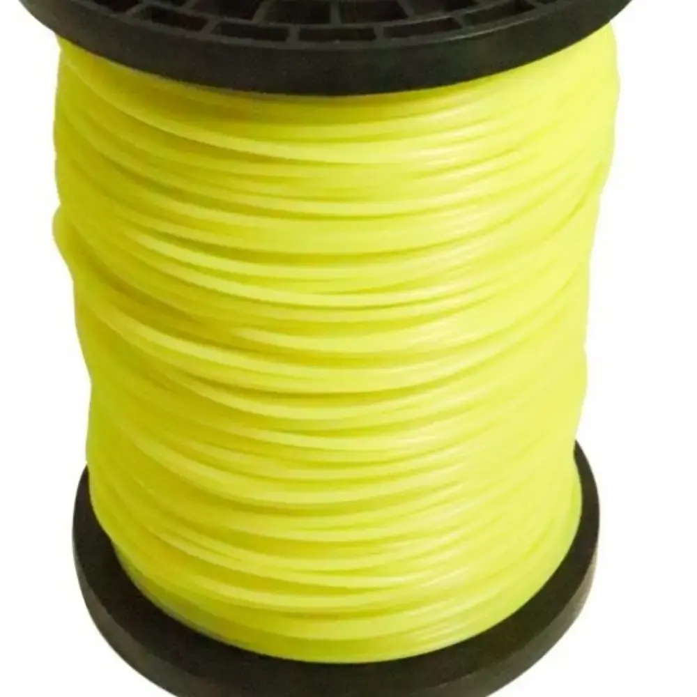 Fio de nylon 3,0 MM redondo para roçadeira bobina 2 KG 248 metros amarelo Vulcan — fotografia 5