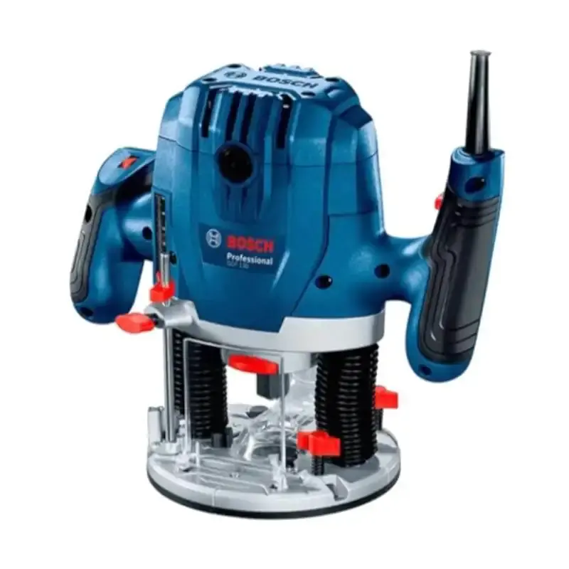 Tupia de coluna 6 MM 1300W profissional com acessórios GOF 130 Bosch 110 V — fotografia 3