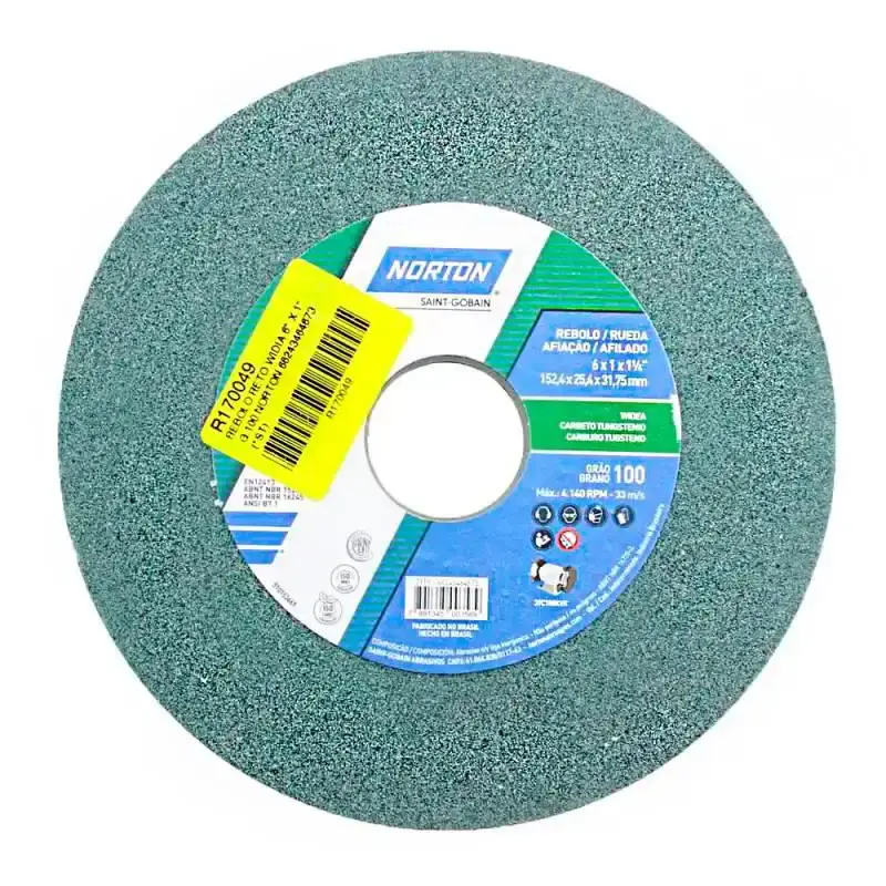 Rebolo de Widea 6 x 1 x 1.1/4 Pol GC100 66243464673 NORTON — fotografia 3
