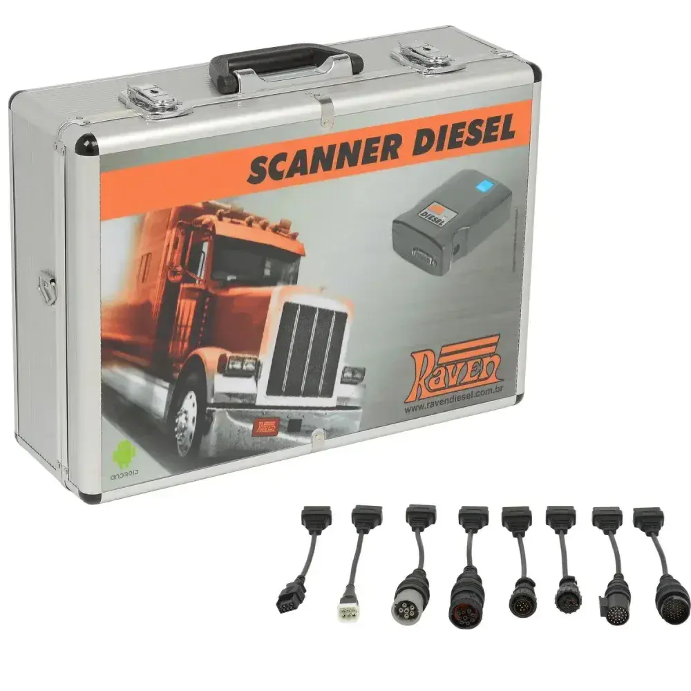 Kit cabos e liberação scanner 3 diesel pesado 108810 Raven — fotografia 5