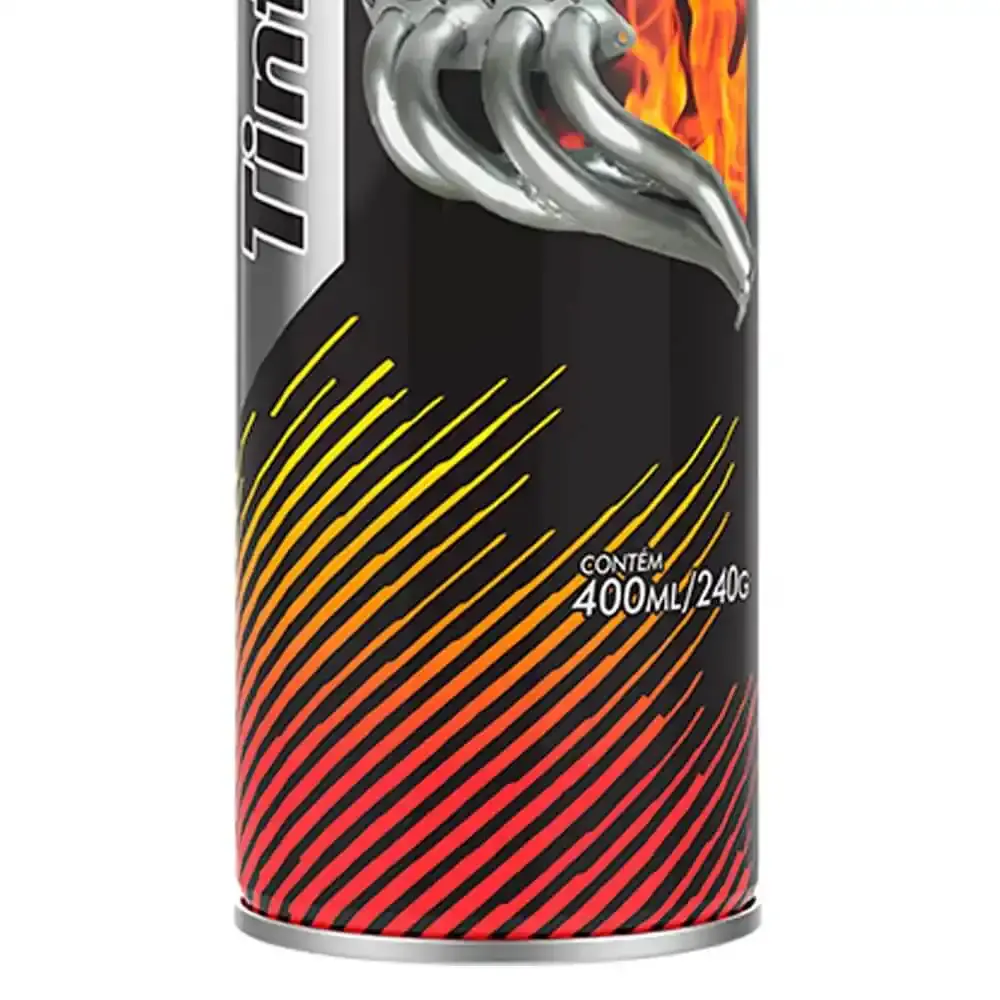 Tinta spray 400ML alta temperatura alumínio AE01000098 mundial prime — fotografia 4