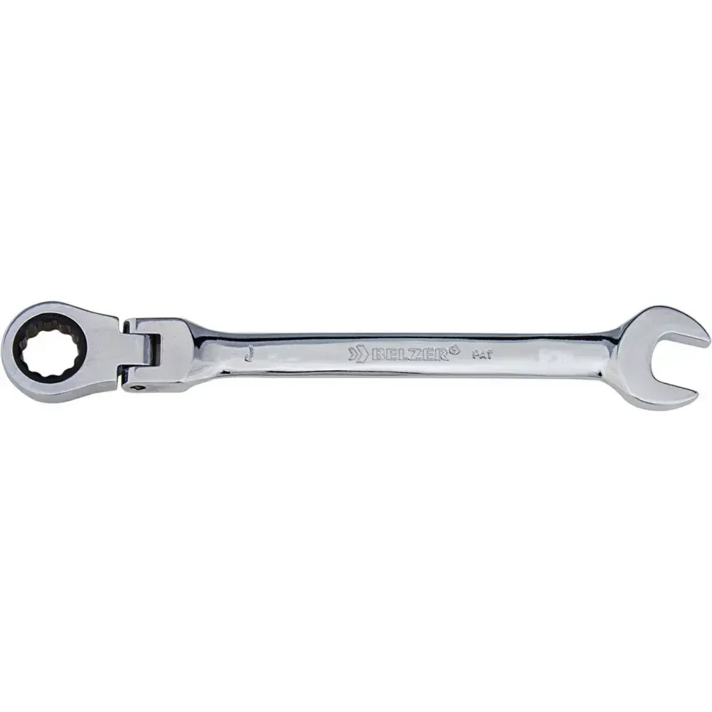 Chave combinada em cr-v com catraca cabeça 18MM flexível Belzer — fotografia 2