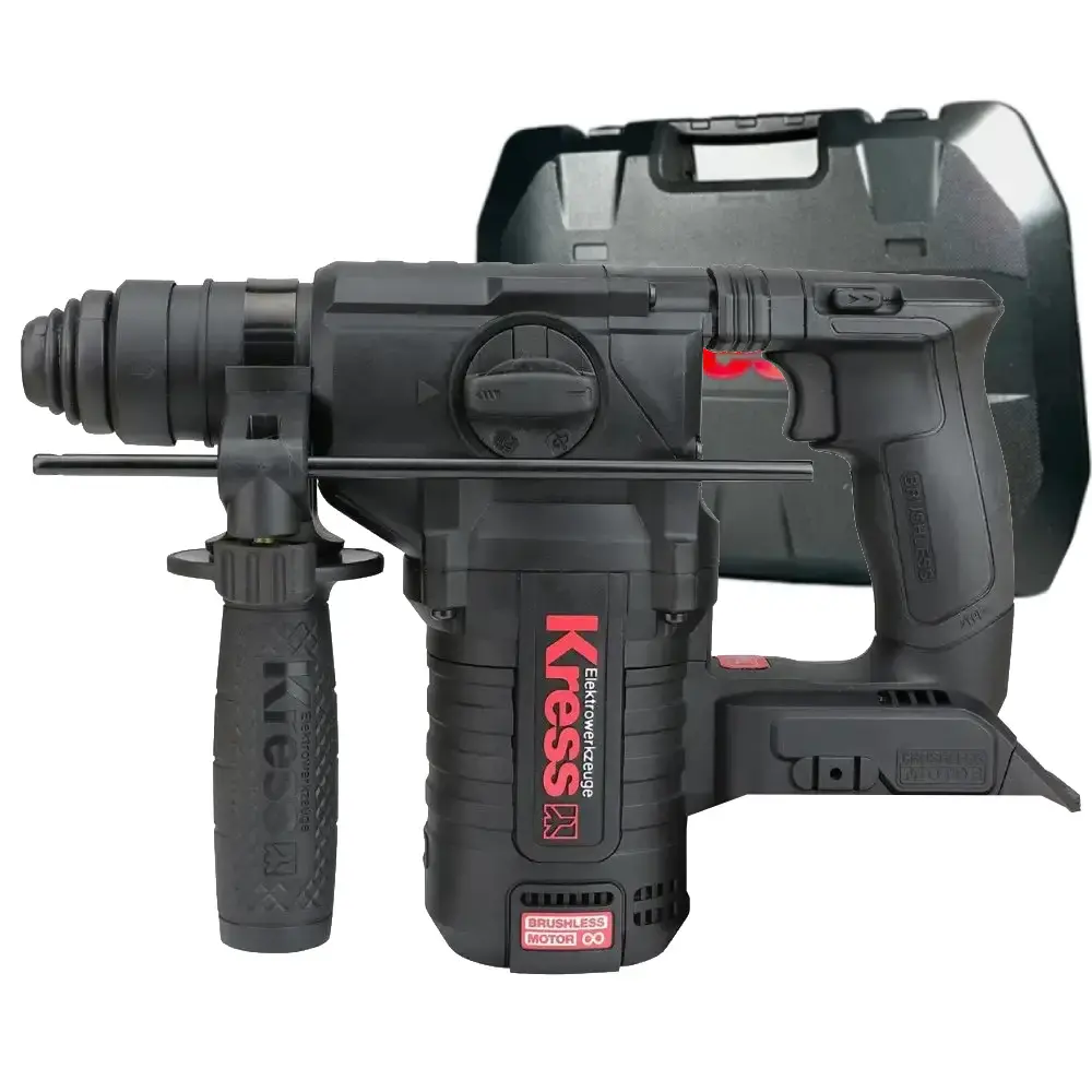 Martelete perfurador rompedor a bateria 20V brushless com maleta Kress