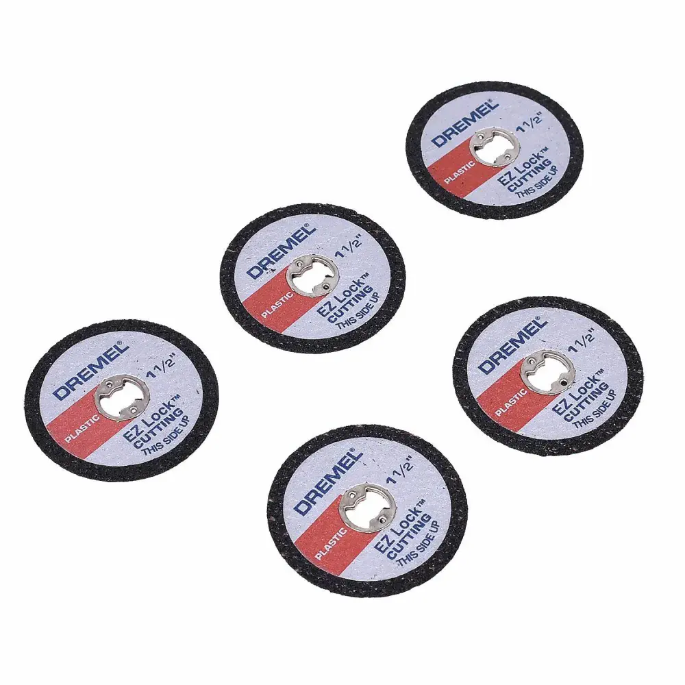 Kit discos corte de plástico 5 peç 38MM ez lock Dremel — fotografia 4