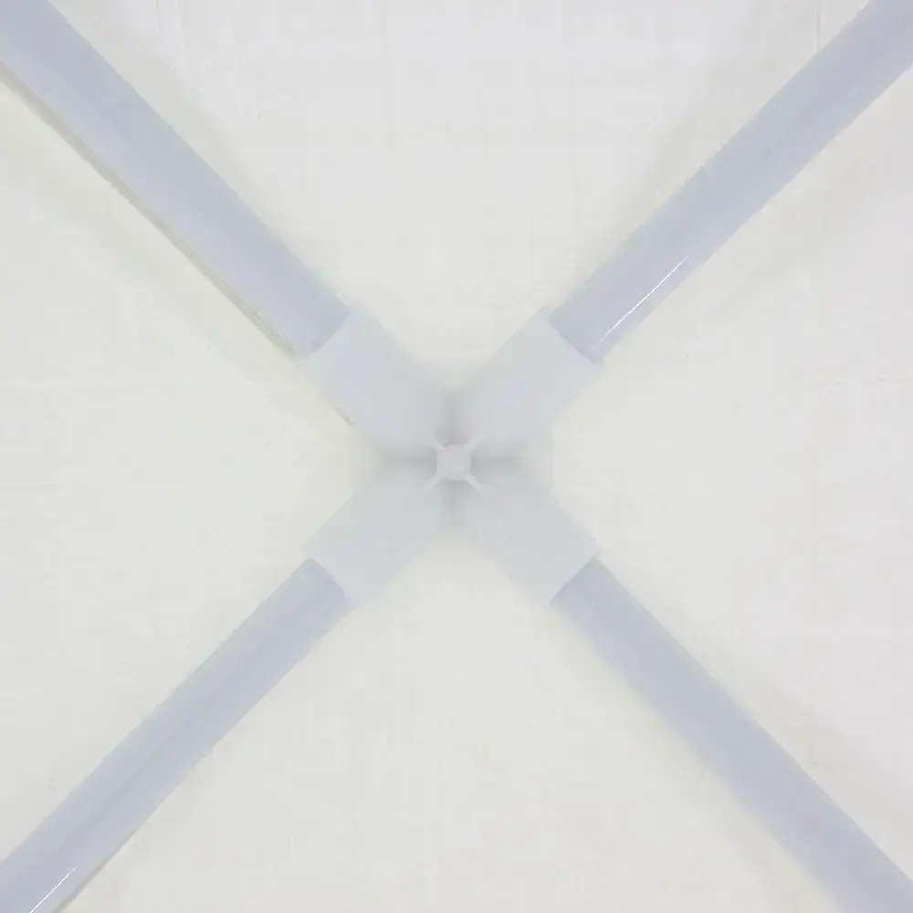 Tenda Gazebo Tubular 3m x 3m Polietileno Branca BEL BEL FIX — fotografia 9