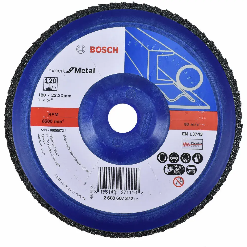 Disco flap 180MM G120 expert for metal Bosch