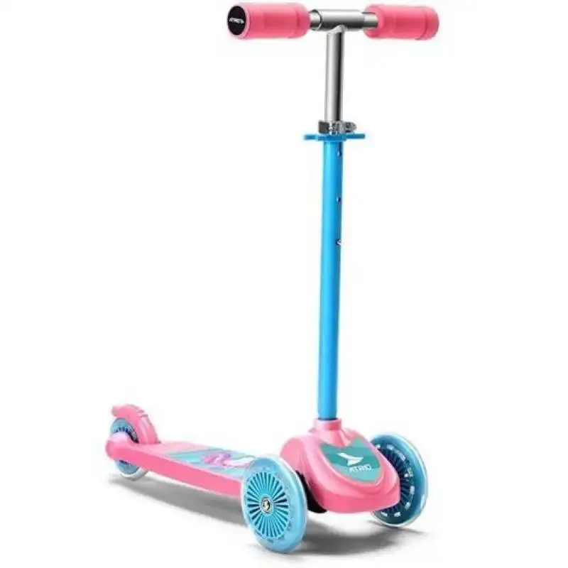 Patinete unicorn regulável 3 rodas rosa Multilaser — fotografia 2