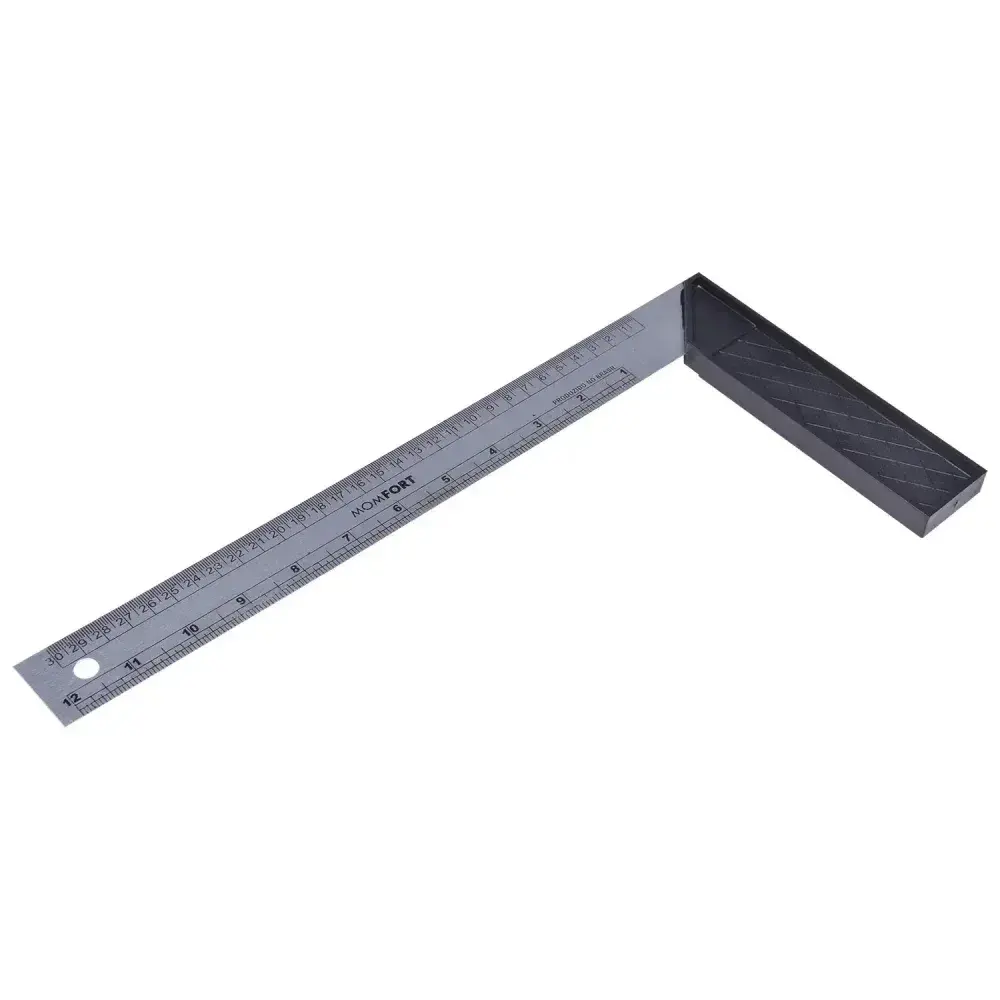 Esquadro 12″/30 cm com cabo de pvc 616012 Momfort — fotografia 9
