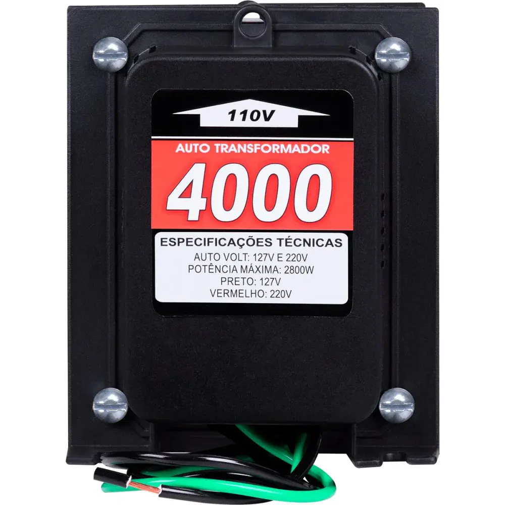 Autotransformador tripolar 4.000VA 2800W bivolt Kitec — fotografia 4
