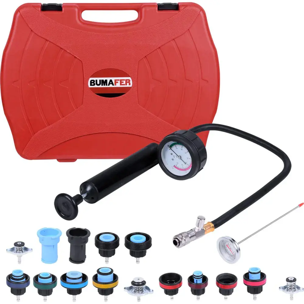 Kit teste sistema de arrefecimento automotivo Bumafer
