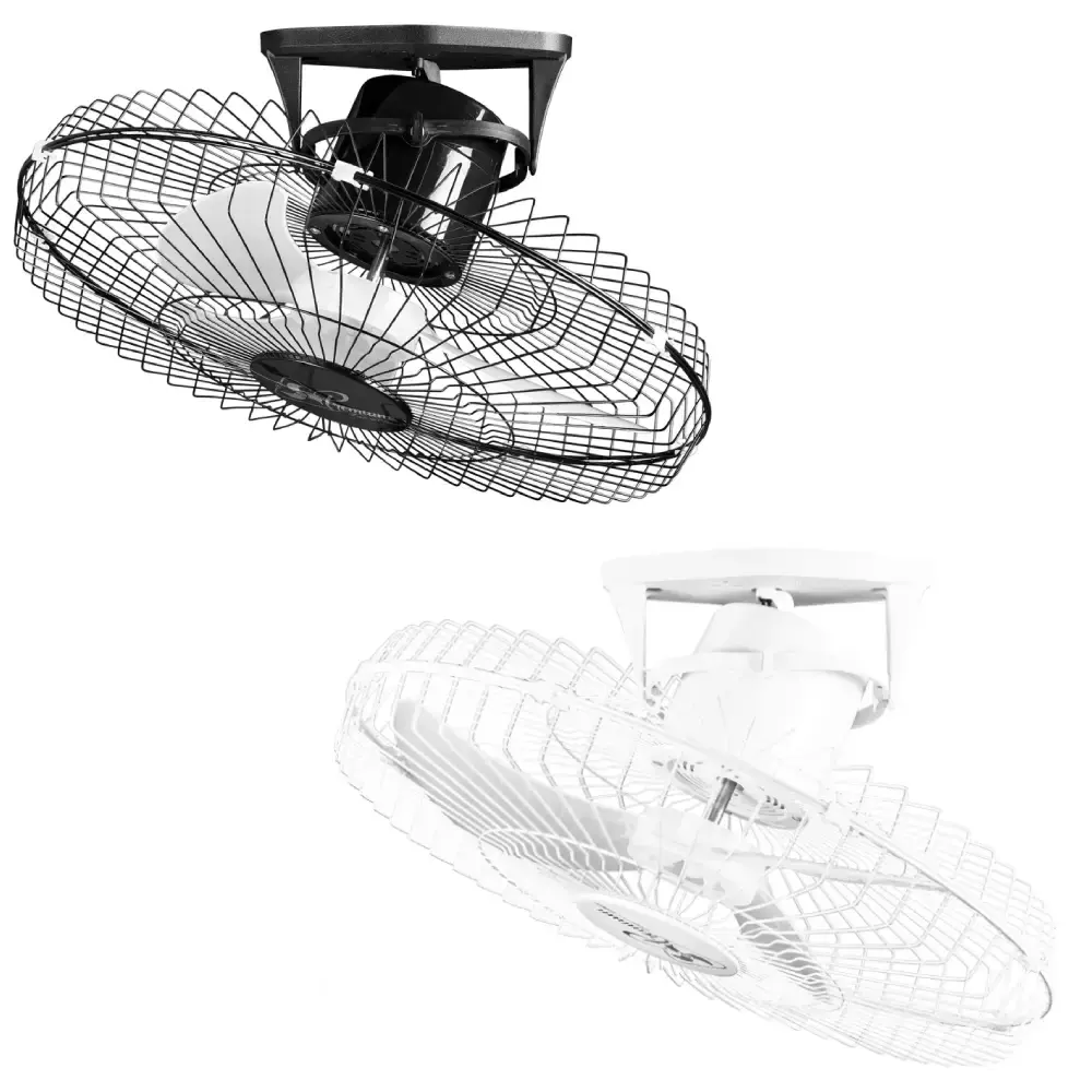 Ventilador de Teto 3 Pás 60 cm 170W Branco Bivolt VENTI-DELTA