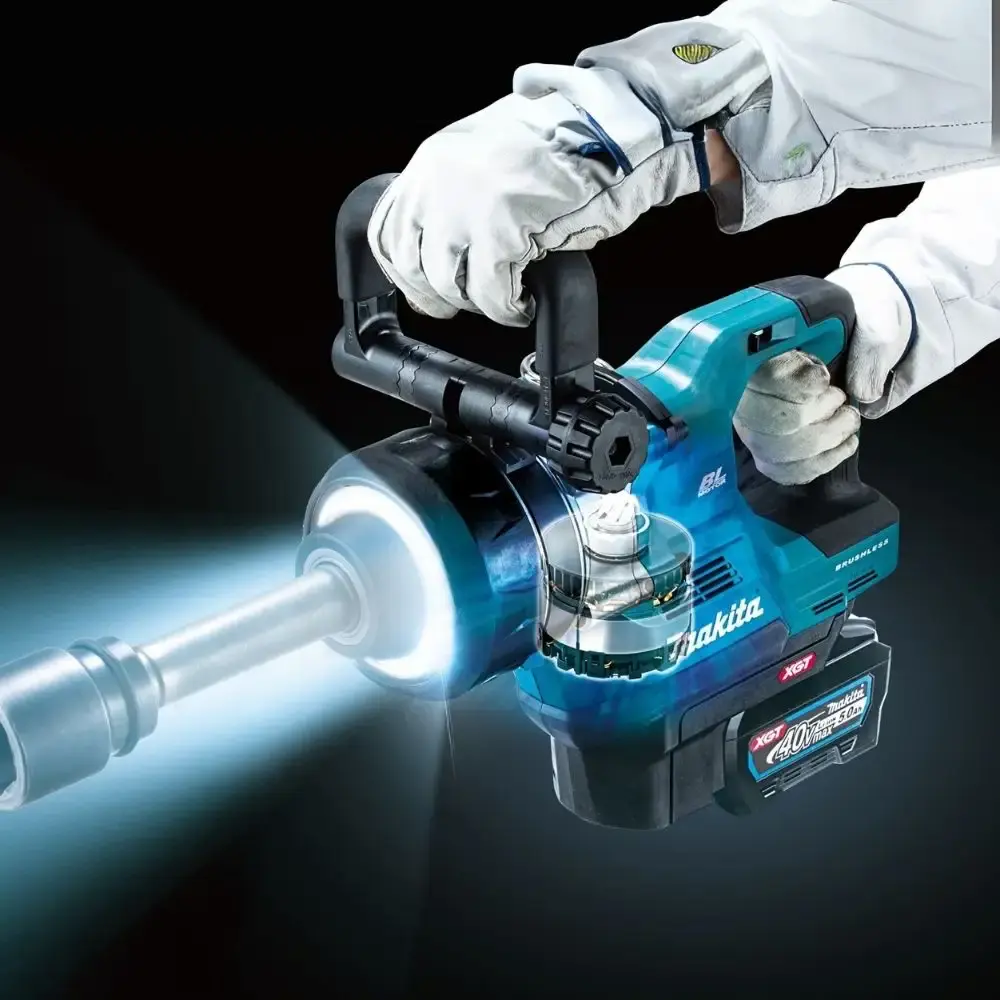 Chave de impacto a bateria 40V 1 POL 3150NM e kit de soquetes longos de impacto 1/2 POL evald Makita — fotografia 4