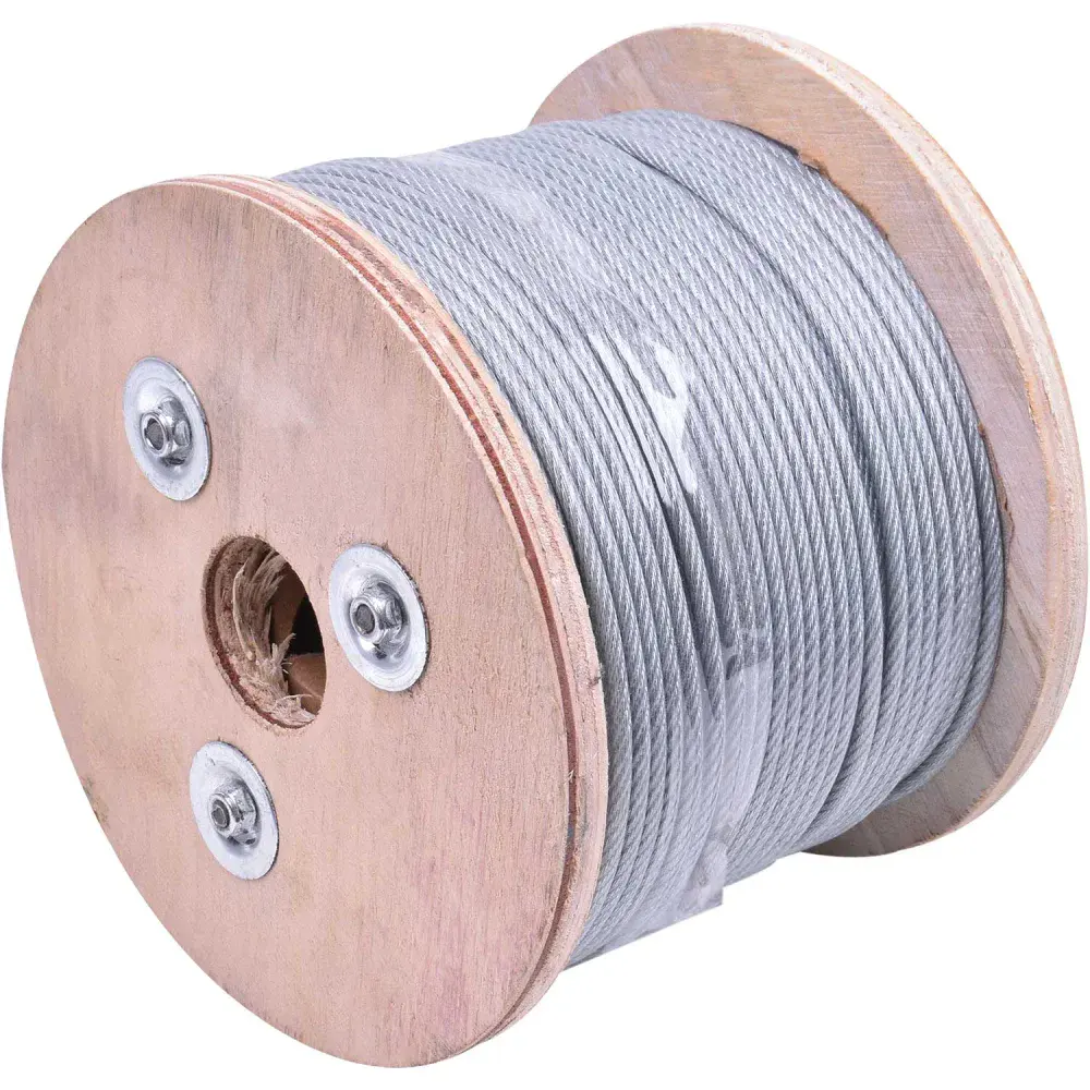 Cabo de aço 6X7 1/8” pvc 100M 3,20MM worker Acerosid — fotografia de referência