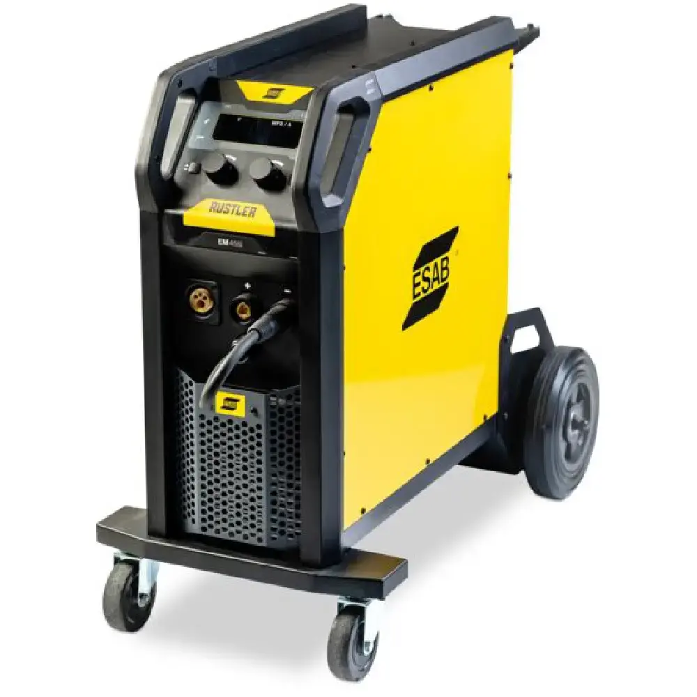 Máquina de solda inversora rustler 455I trifásico Esab — fotografia de referência