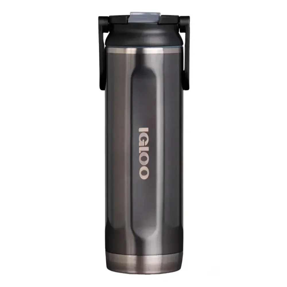 Garrafa de aço inoxidável sport carbonita 590ML Igloo — fotografia de referência