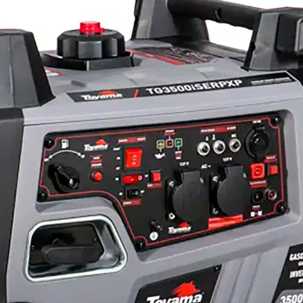 Gerador Gasolina 3.5kva 192 cc Partida Elétrica 4T Digital TG3500ISERP-XP e Controle Remoto TOYAMA 220 V — fotografia 9