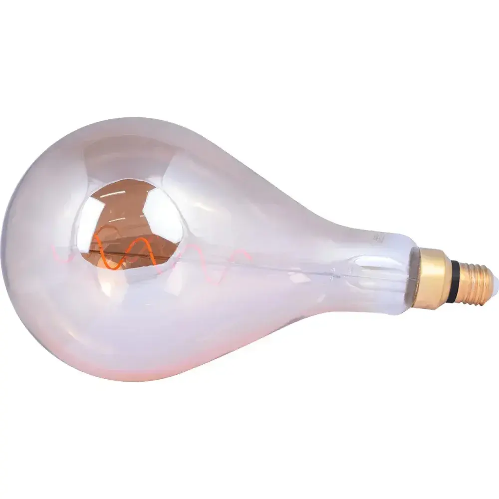 Lâmpada de led giant gota âmbar E27 4W biv Liege — fotografia 8