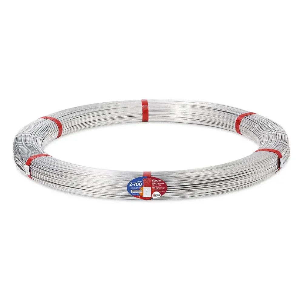 Arame liso ovalado 1000M 3 x 2,40MM Z-700 Belgo