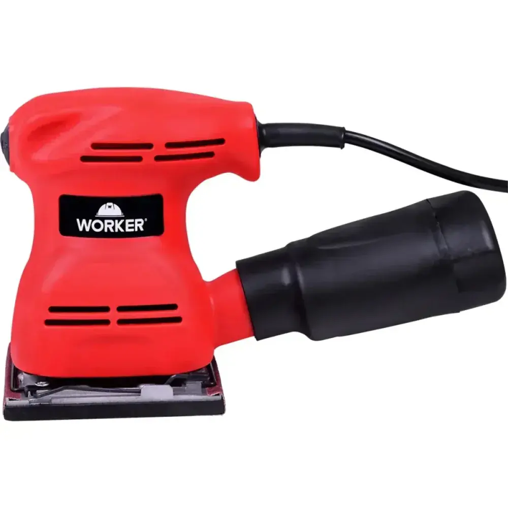 Lixadeira vermelha orbital 200W 11000 opm 127V Worker — fotografia 7
