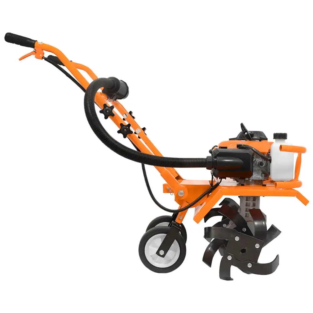 Motocultivador gasolina 3,6 HP 4T 62 CC rodas e enxadas VMC360 82023 Vulcan — fotografia 3